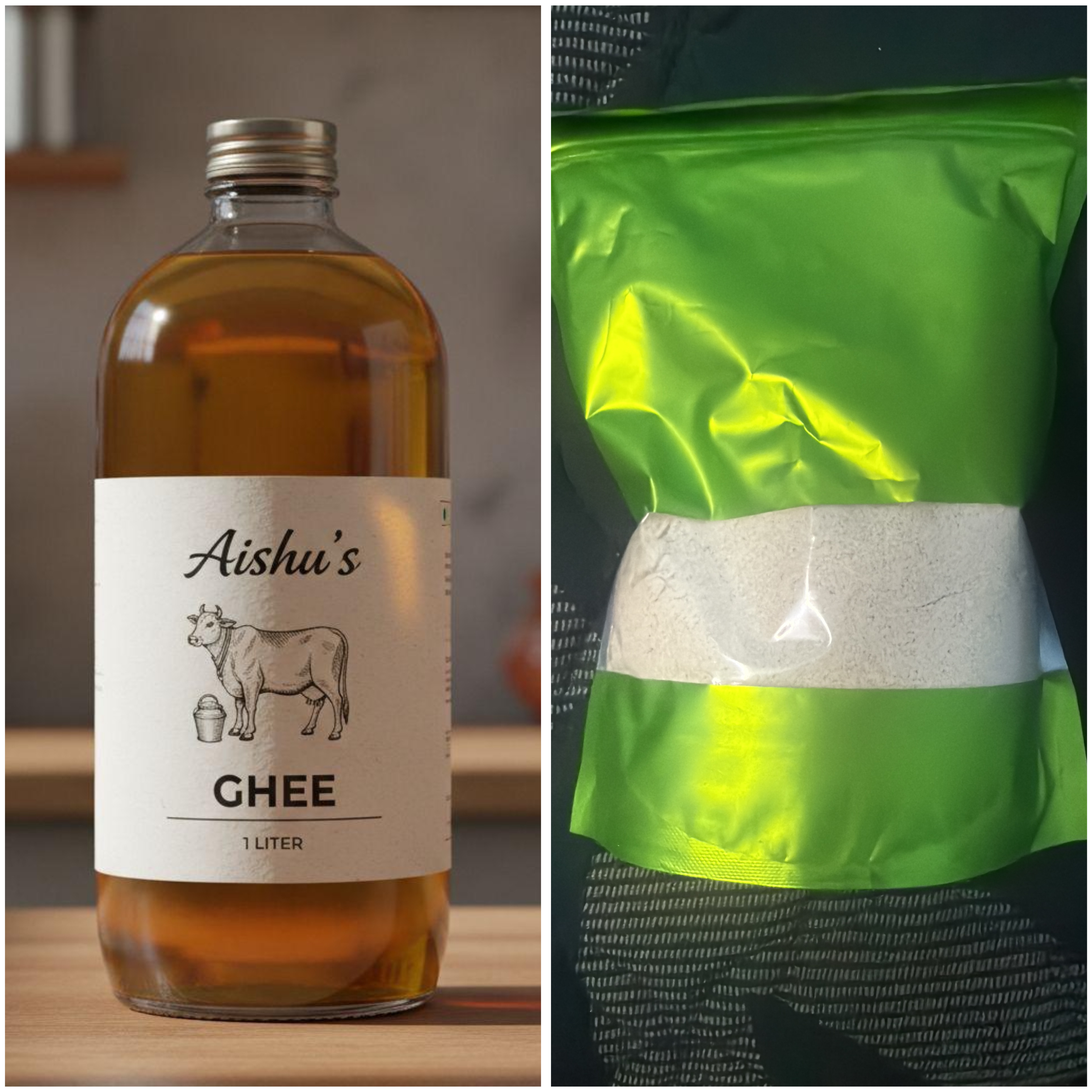 Kanji mix 500gms and cow ghee 1 ltr